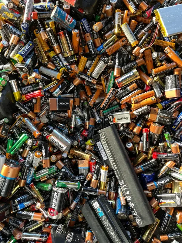 batteries waste